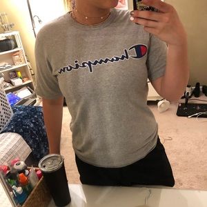 Gray champion t shirt